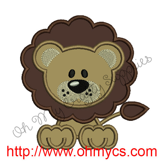 Lion Applique Design