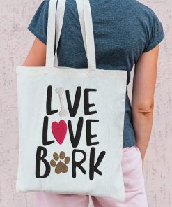Live Love Bark Embroidery Design
