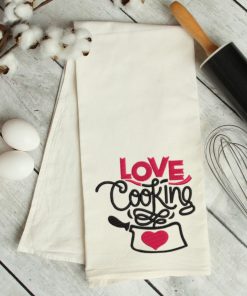 Love Cooking Embroidery Design