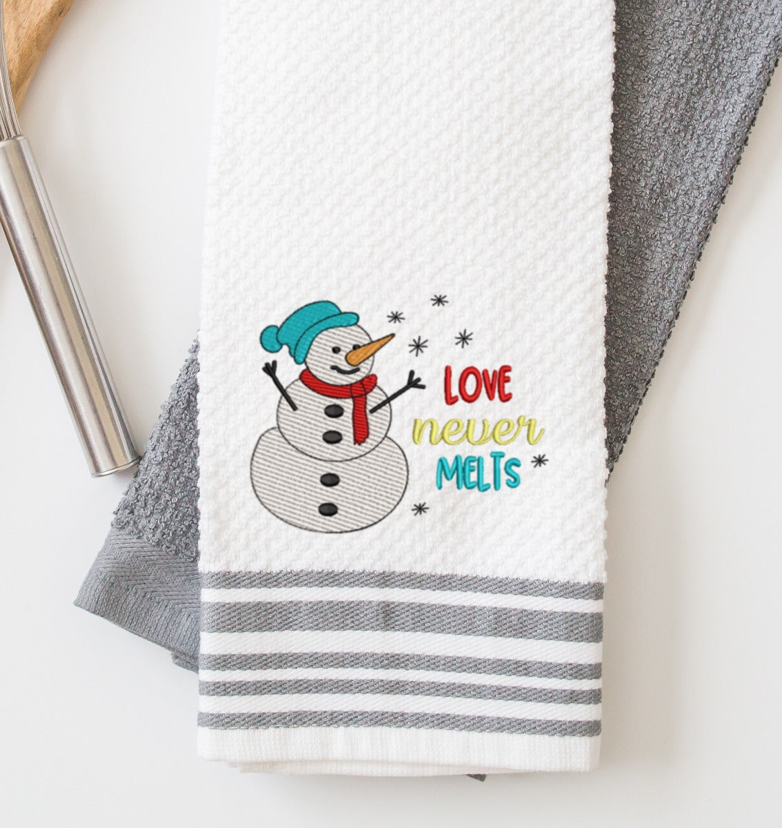 Love Never Melts Embroidery Design