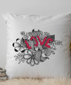 LOVE Scribbles Embroidery Design