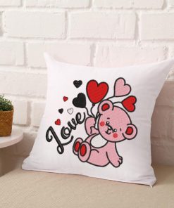 Love Valentine's Bear Embroidery Design