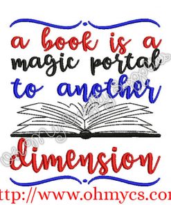 magic portal embroidery design