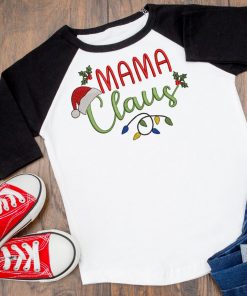 Mama Claus Embroidery Design