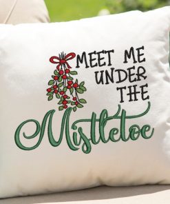 Meet Me Under the Mistletoe 2020 Embroidery Design
