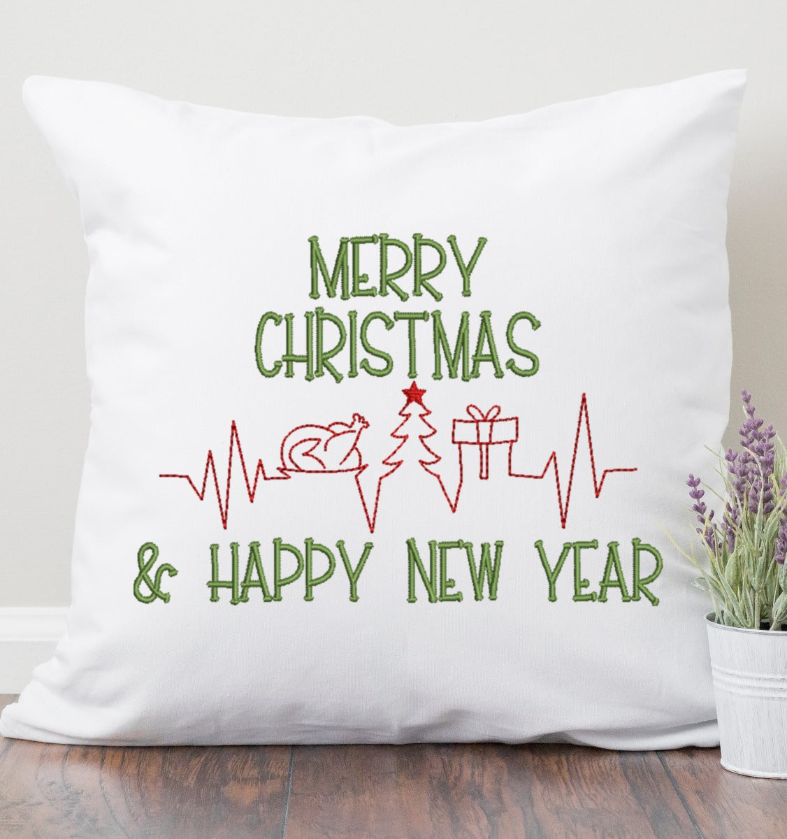 Merry Christmas and Happy Newest Embroidery Design
