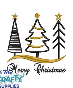 Merry Christmas 1217 Embroidery Design