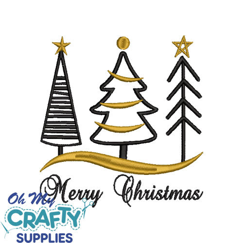 Merry Christmas 1217 Embroidery Design