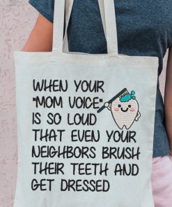 Mom Voice Embroidery Design