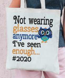 Not Wearing Glasses 2020 Embroidery Design
