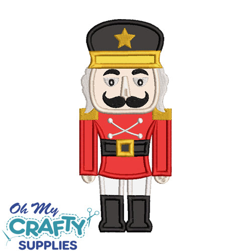 Nutcracker Applique Embroidery Design