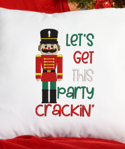 Party Crackin' 2020 Embroidery Design