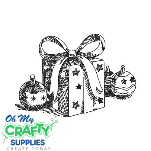 Ornament Gifts 121 Embroidery Design