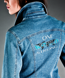 One World Strong Embroidery Design
