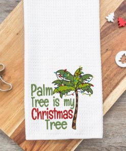 Palm Tree Christmas Tree 2020 Embroidery Design
