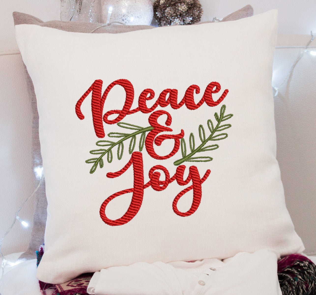 Peace and Joy 2.0 embroidery Design