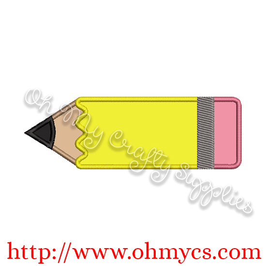 Pencil Applique Design