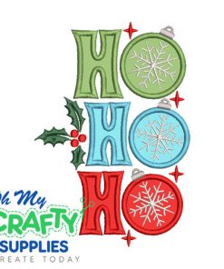 Ho Ho Ho 11323 Applique Embroidery Design