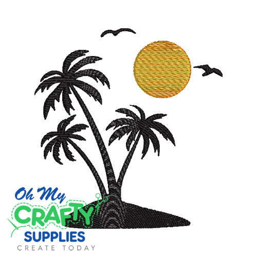 Sunset 514 Embroidery Design