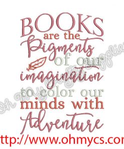 Pigments of the imagination Embroidery Design