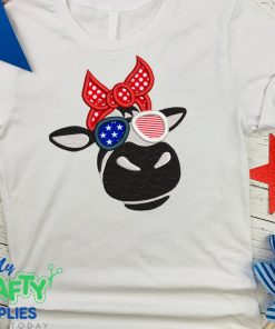 Red, White, and Moo Applique Design