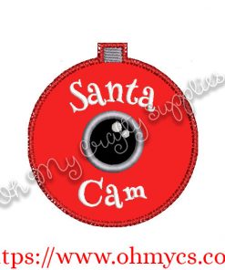 ITH Santa Cam Ornament
