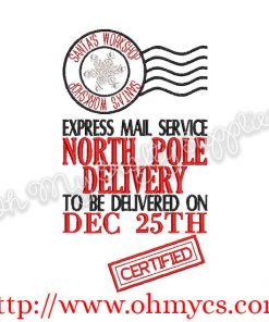 Santa's Workshop Certified Embroidery Design