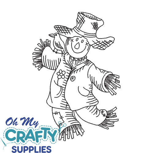 Scarecrow 1015 Embroidery Design