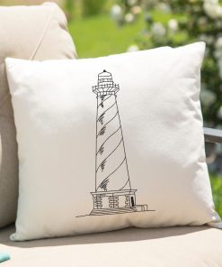 Sketch Drawing Lighthouse Embroidery design
