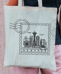Seattle Stamp Embroidery Design