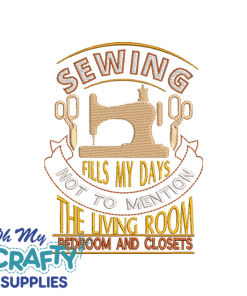 Sewing Fills My Days Embroidery Design