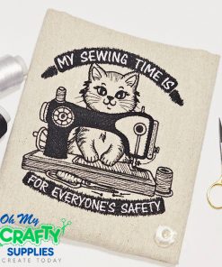 Sewing Kitten 1119 Embroidery Design