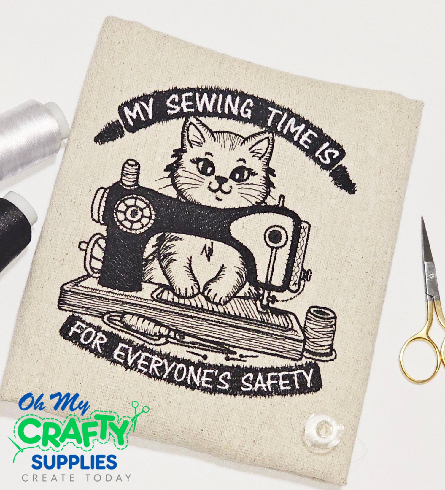 Sewing Kitten 1119 Embroidery Design