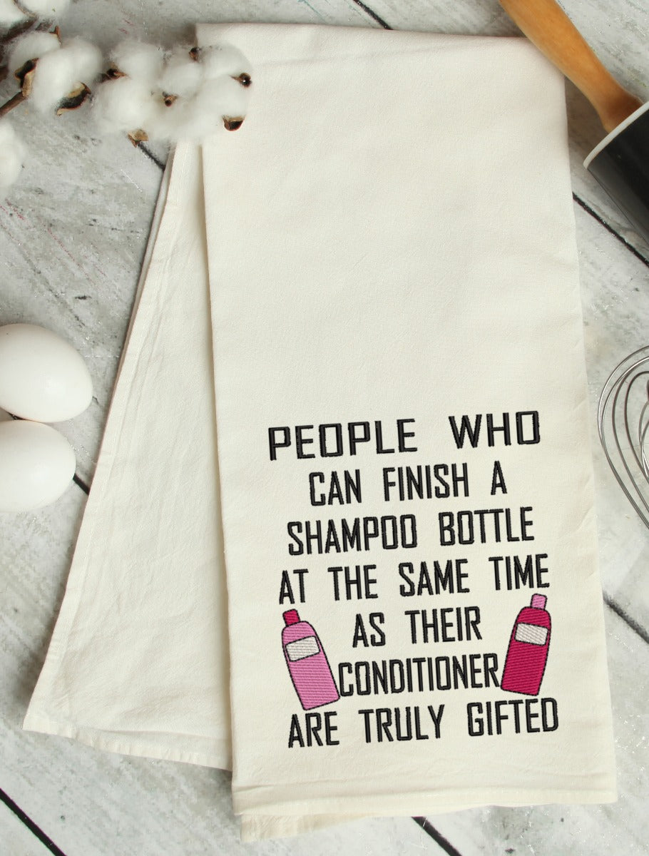 Shampoo and Conditioner Embroidery Design