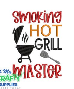 Smoking Grill Master 2021 Embroidery Design