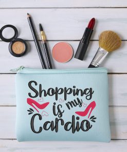 Shopping is my Cardio Embroidery Design