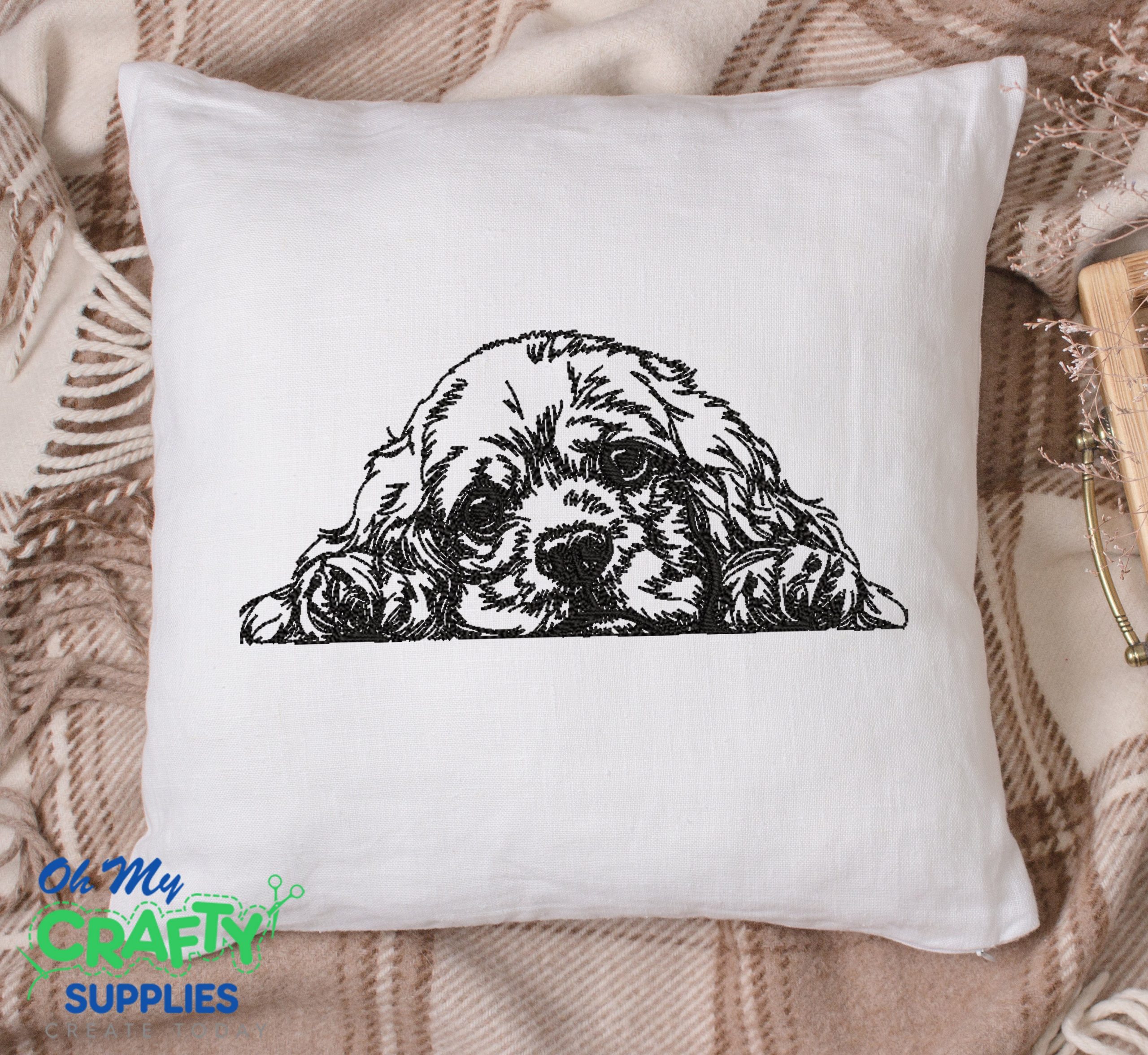 Sketch Pup 32421 Embroidery Design