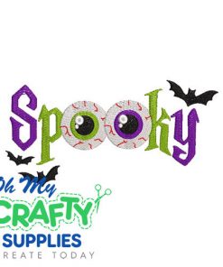 Spooky Eyes 9523 Embroidery Design