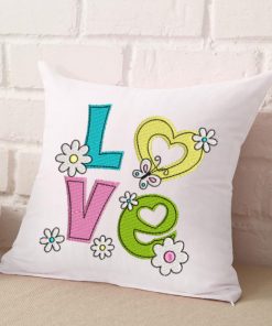 Spring Time Love Embroidery Design