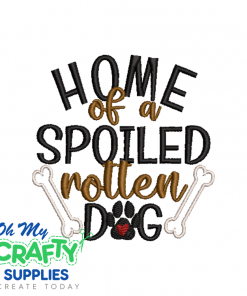 Rotten Dog Embroidery Design