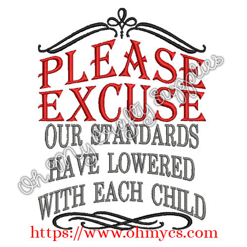 Standards Have Lowered Embroidery Design