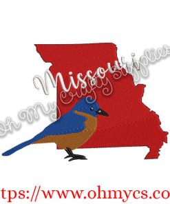 Missouri State Embroidery Design
