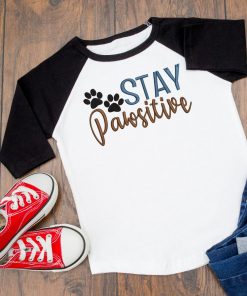 Stay Pawsitive Embroidery Design