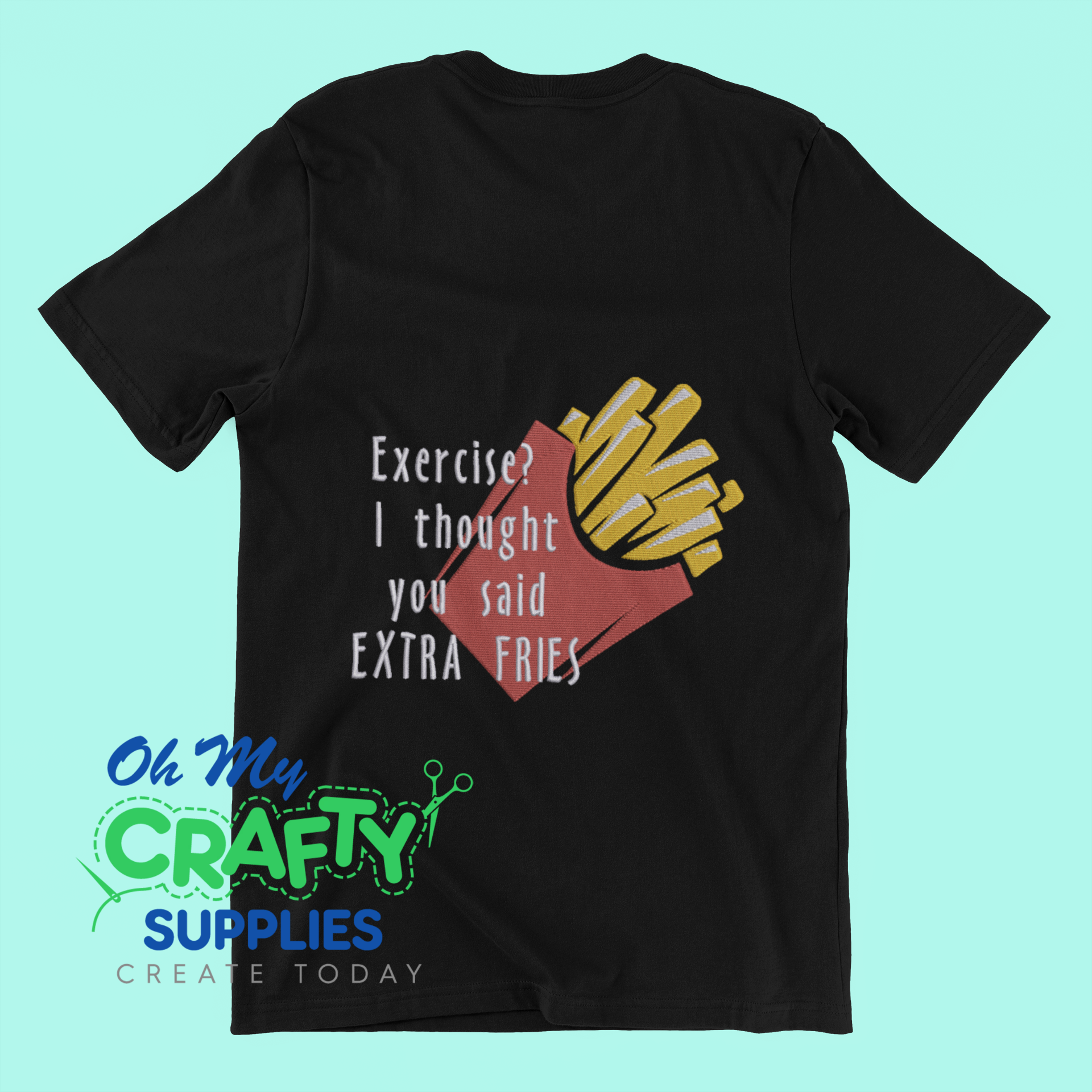 Extra Fries 522 Embroidery Design