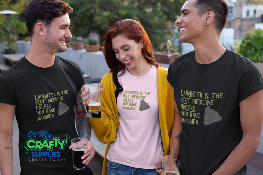 Laughter is the Best Embroidery Design