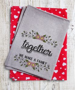 Together we make a Embroidery Design
