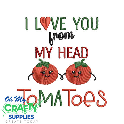 Tomatoes 622 Embroidery Design
