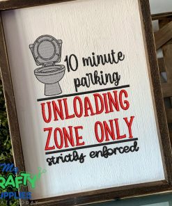 Unloading Zone Embroidery Design