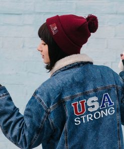 USA Strong Embroidery Design