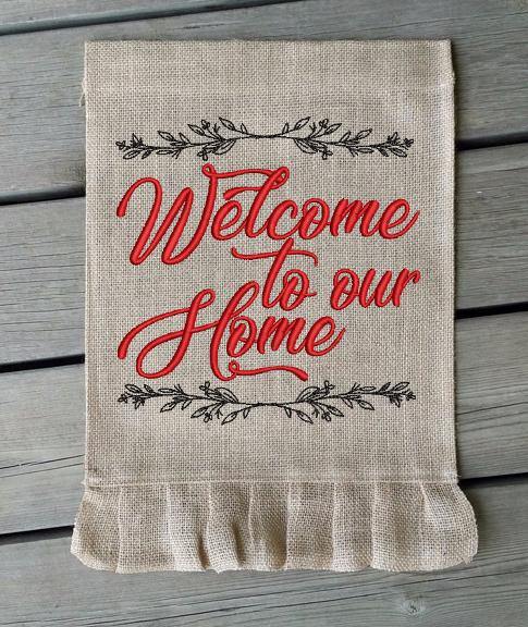 Welcome to our Home 2021 Embroidery Design